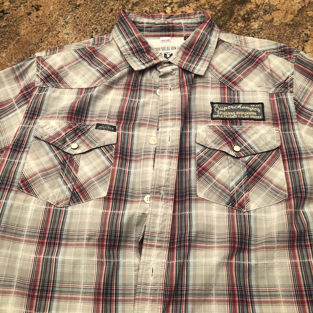 Short Sleeve, Petrol Industries, Casual button up